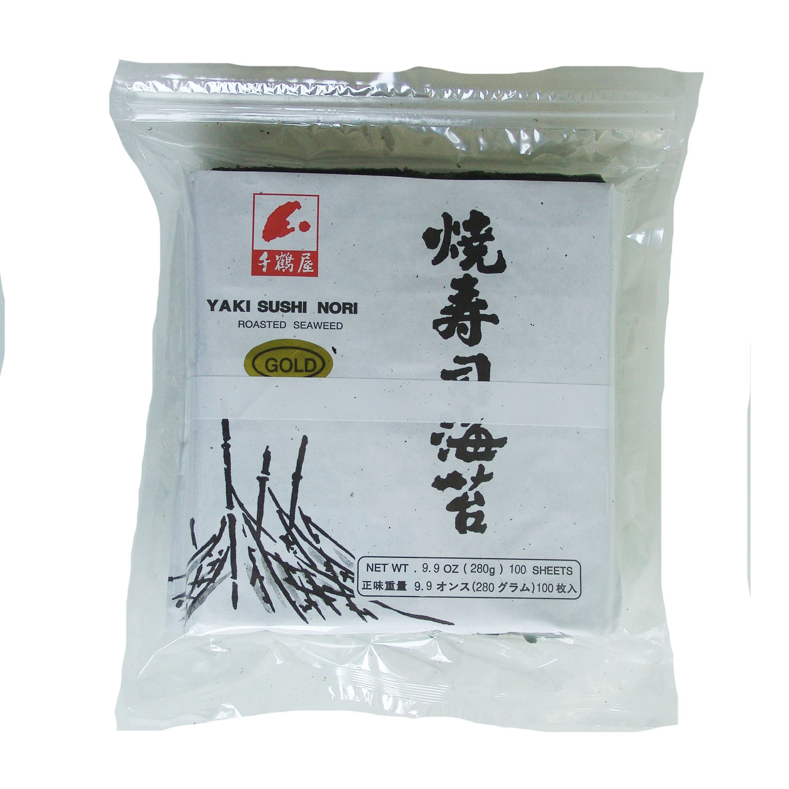 Chitsuruya Roasted seaweed 100pcs-koura
