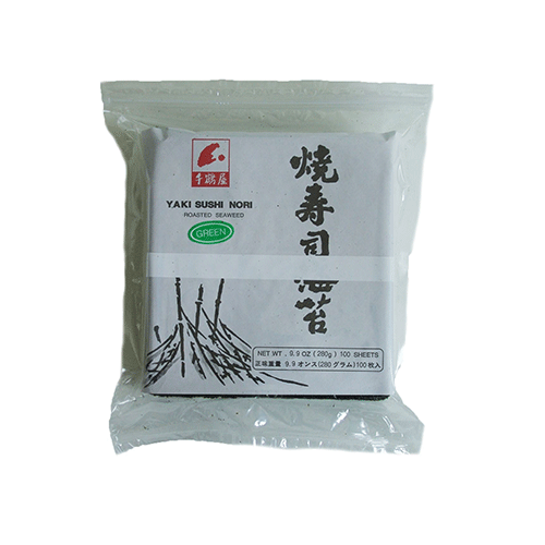 Chitsuruya Roasted Seaweed Yaki Sushi Nori Full Sheets Green(100pcs)